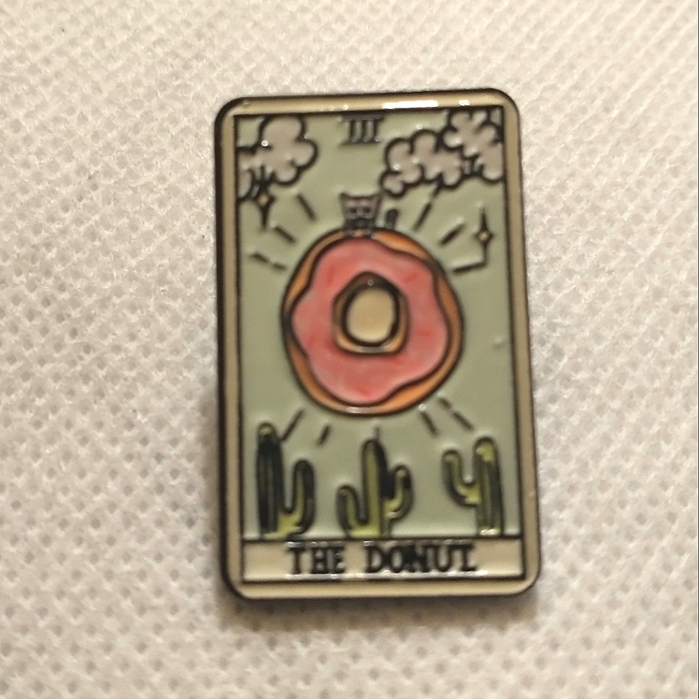 🧁 3/$30 The Donut Tarot-Inspired Enamel Pin NEW